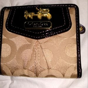 NEW Coach Signature Jacquard Wallet